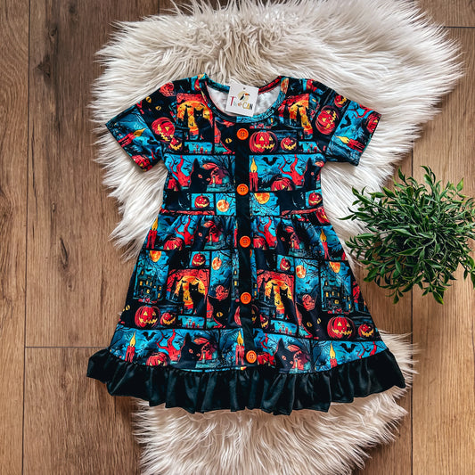 Halloween Comic Strip Ghost Dress By TwoCan