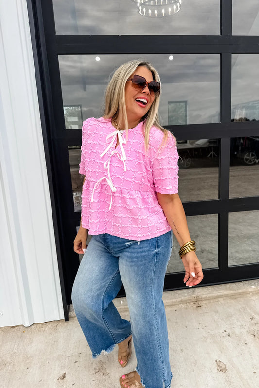 Pre-Order Gracie Bow Front Top