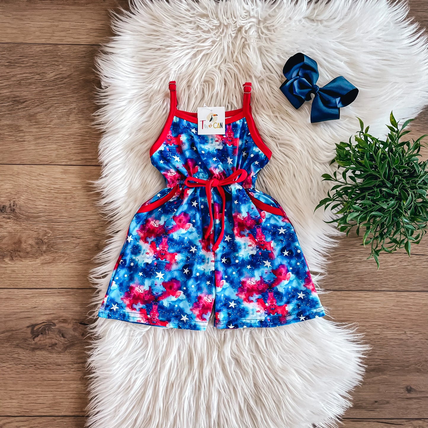 Galactic Glory Shorts Romper By TwoCan