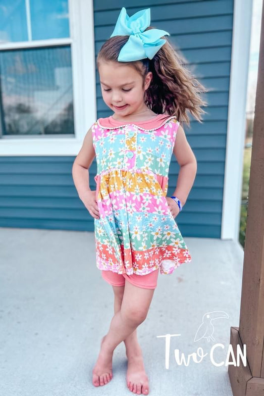 Dancing Daisies Short Set
