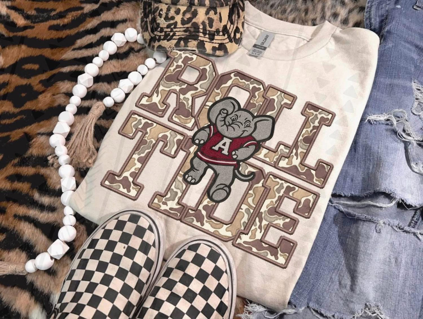 Camo Mascot Adult Short Sleeve