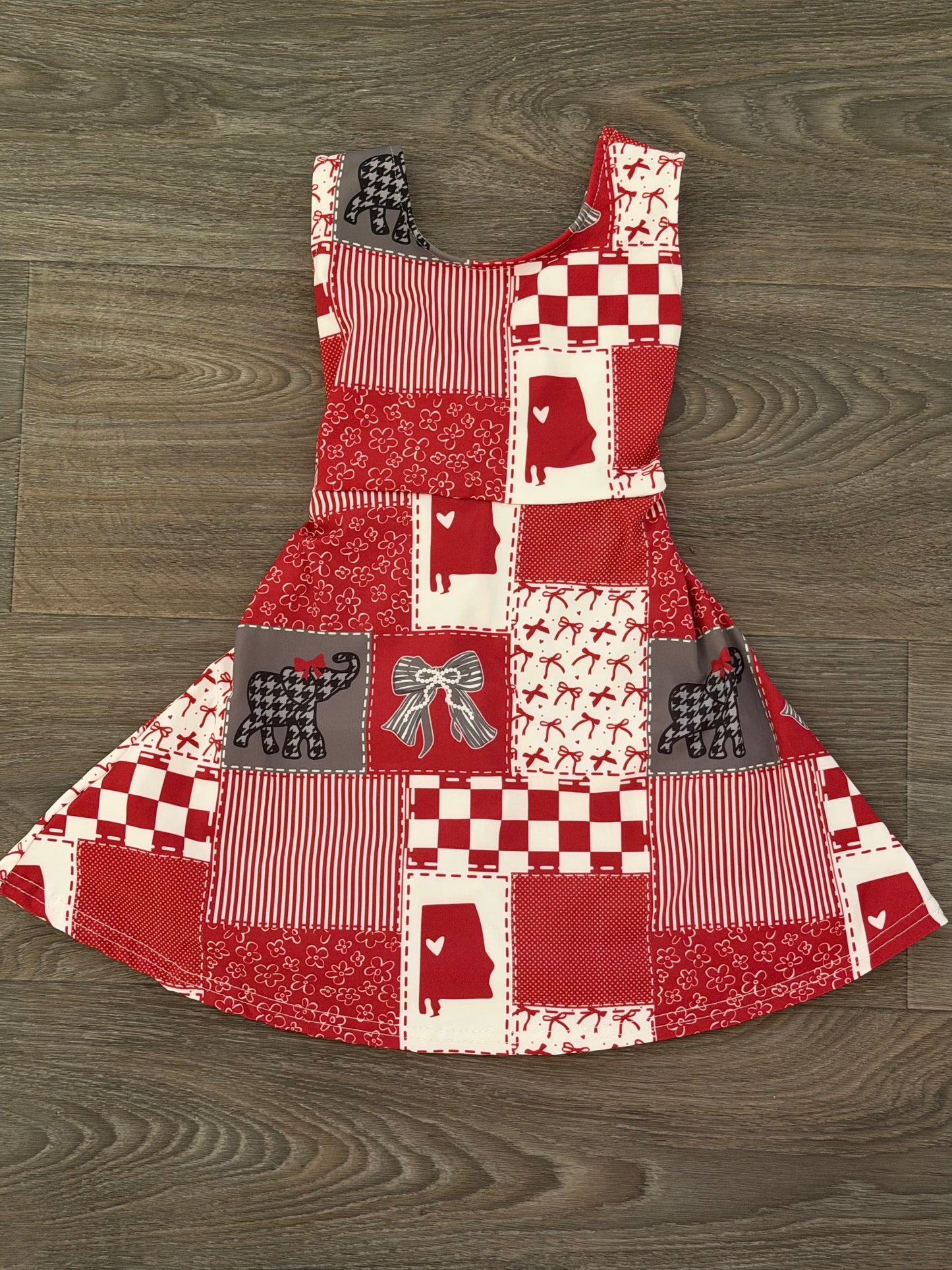 Alabama Girls Athletic Dress By Clover Cottage