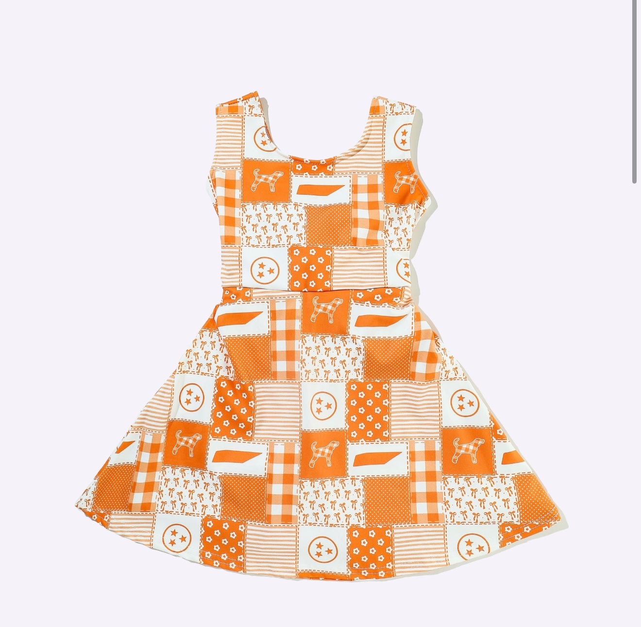 Patchwork TN Athletic Dress By Clover Cottage