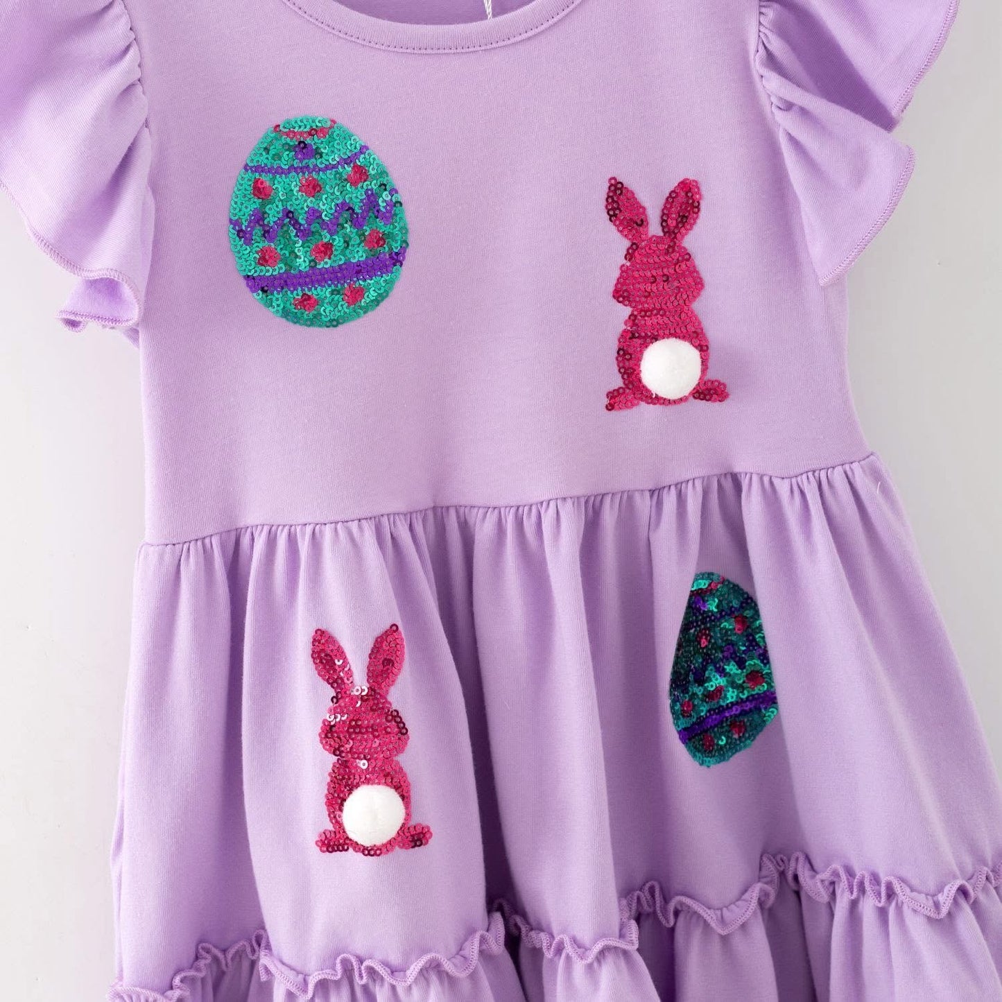 Egg Hunt Sequin Dress By Clover Cottage
