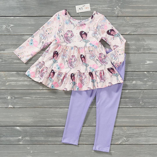 Fairyland Flower Garden Pants Set by Pete + Lucy