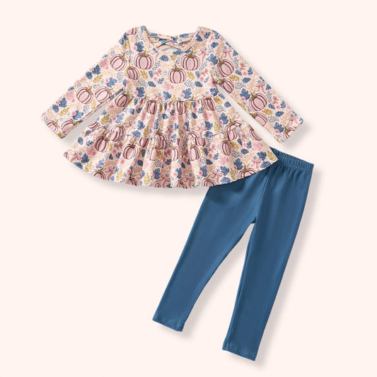 Blush Harvest Pants Set By Pete + Lucy