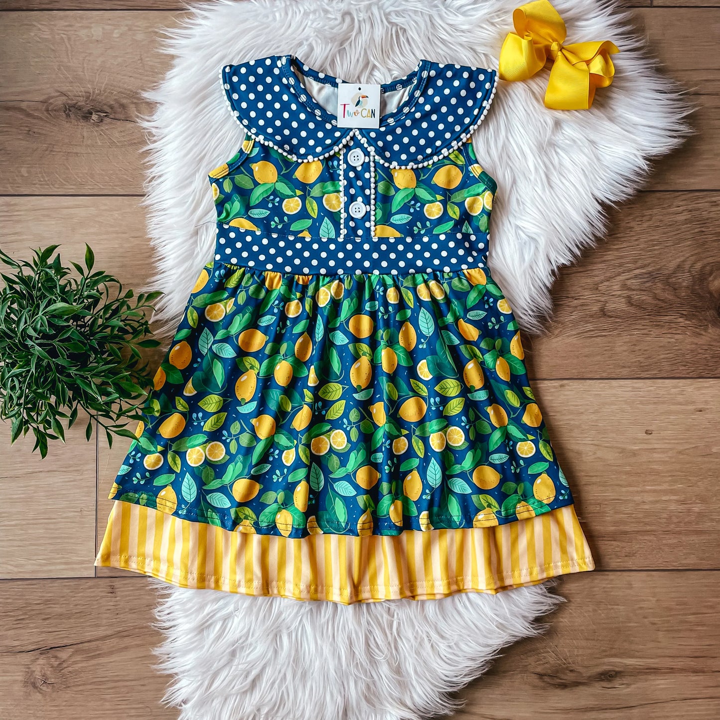 Pre-Order Lemons Dress by Wellie Kate