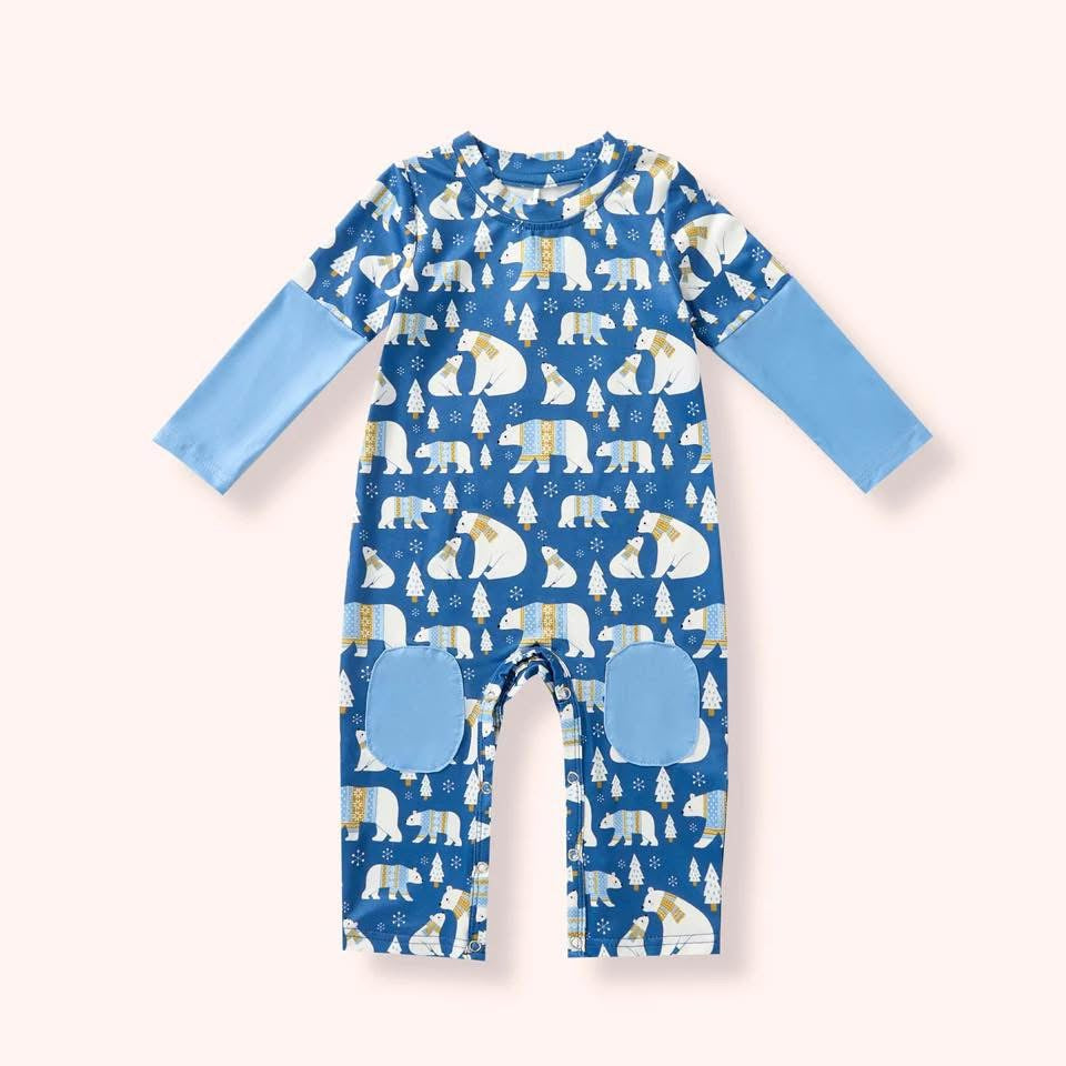 Polar Embrace Boy Romper By Pete + Lucy