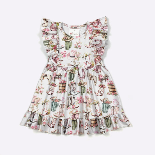 Whimsy Western Dress By Clover Cottage