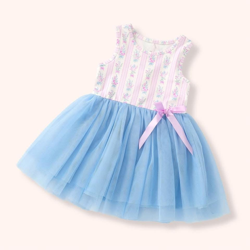 Bluebell Blush Tulle Dress By Pete + Lucy
