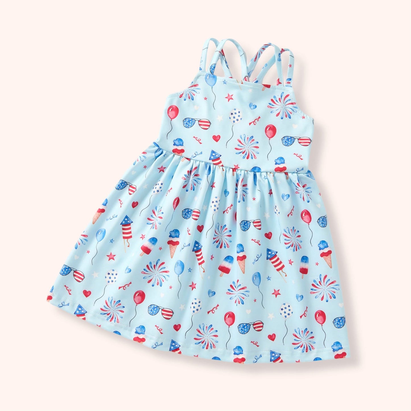 USA All Days Girls Dress By Pete + Lucy