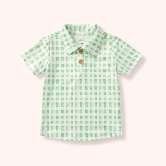Spring Garden Boys Top By Pete + Lucy