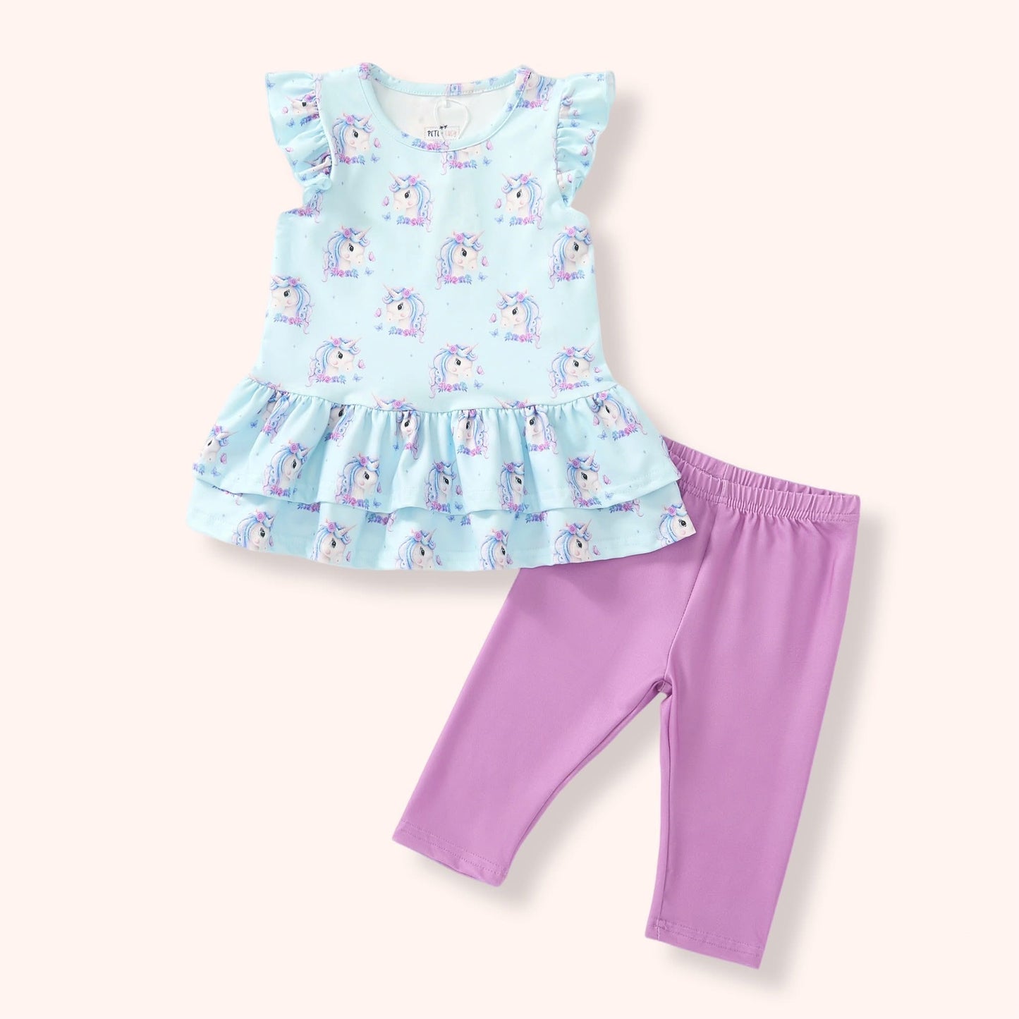 Unicorn Wishes Capri Set By Pete + Lucy