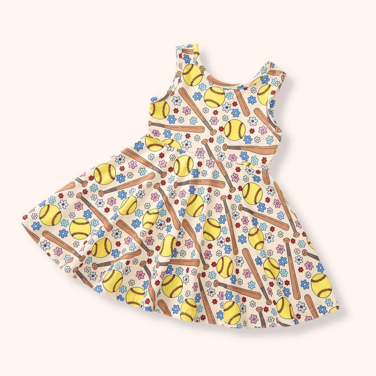 Softball Stitches Dress By Pete + Lucy