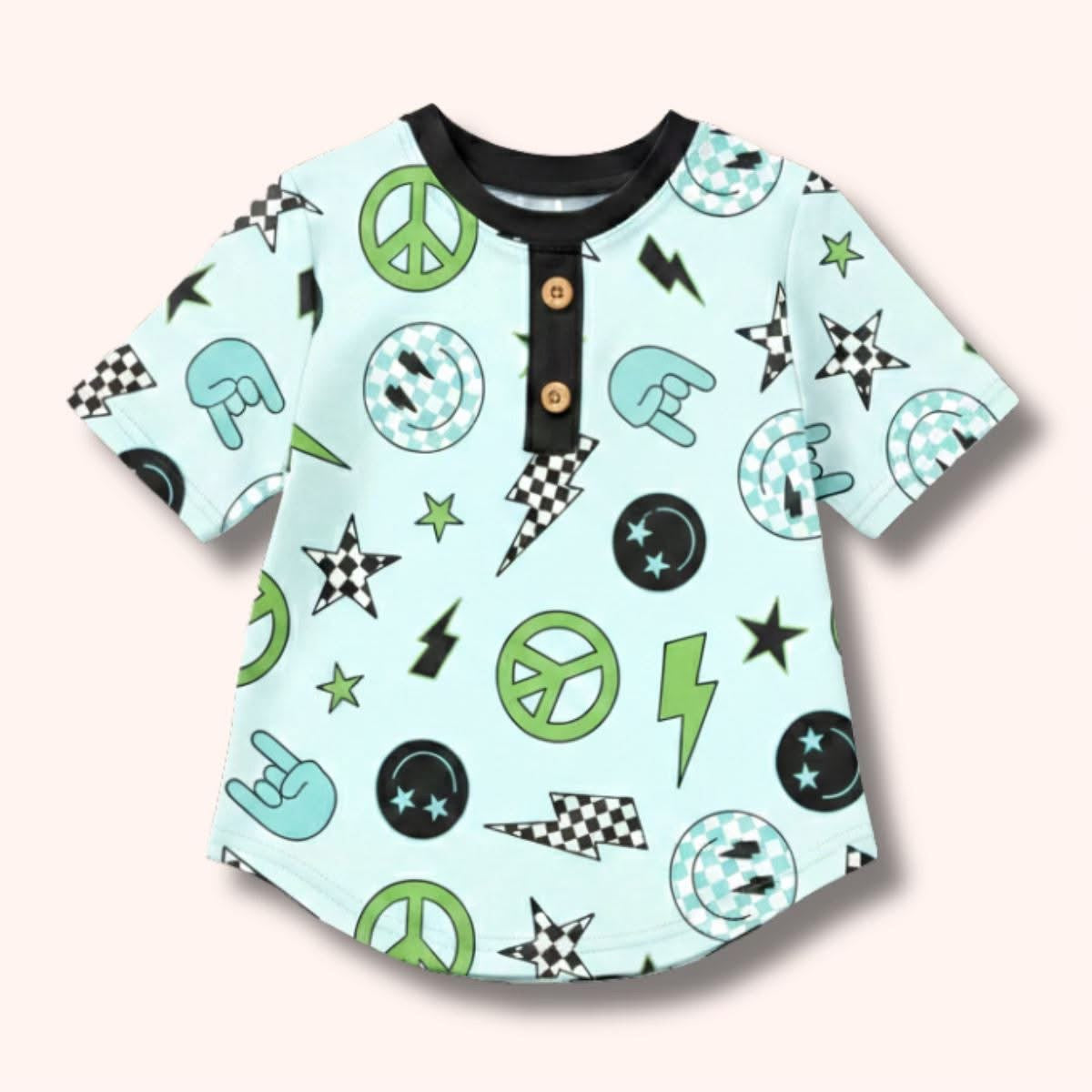 Pre-Order Electric Vibes Boys Tee By Pete + Lucy