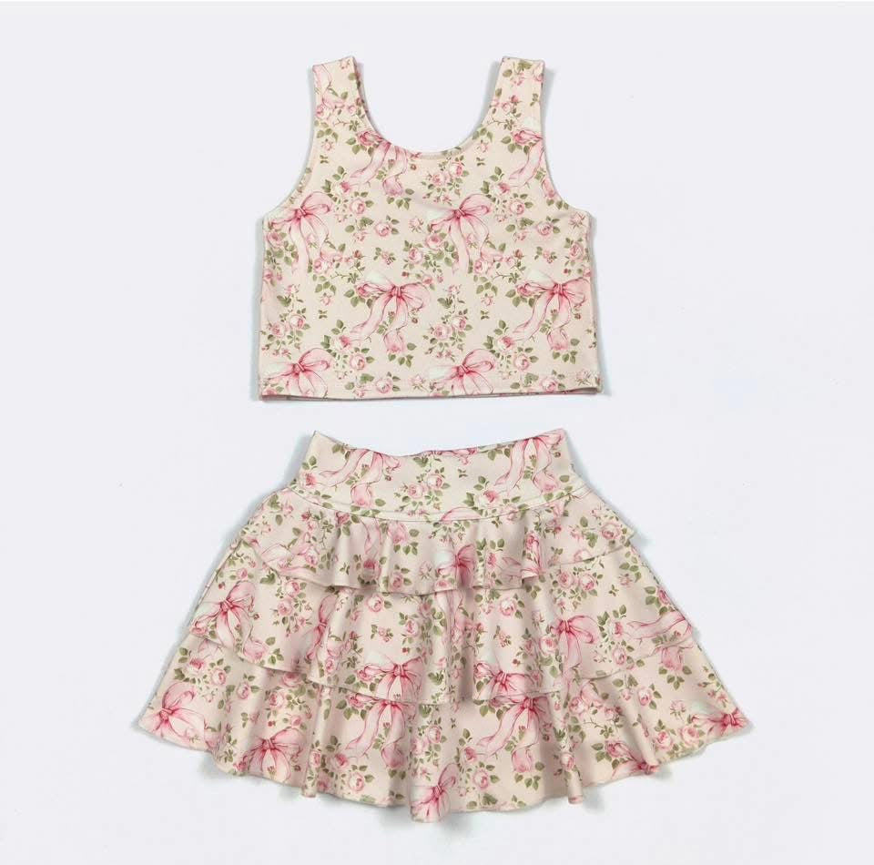 Wild Rose Skort Set By Clover Cottage