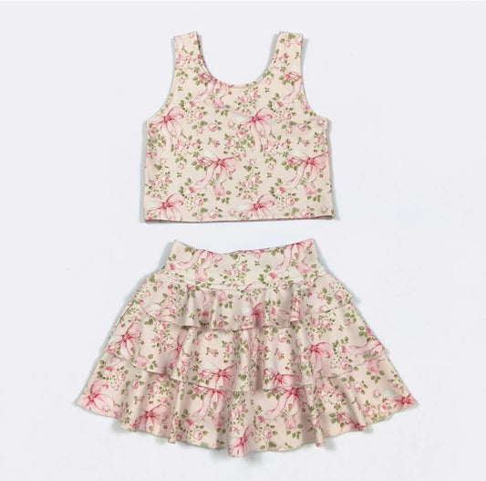 Wild Rose Skort Set By Clover Cottage