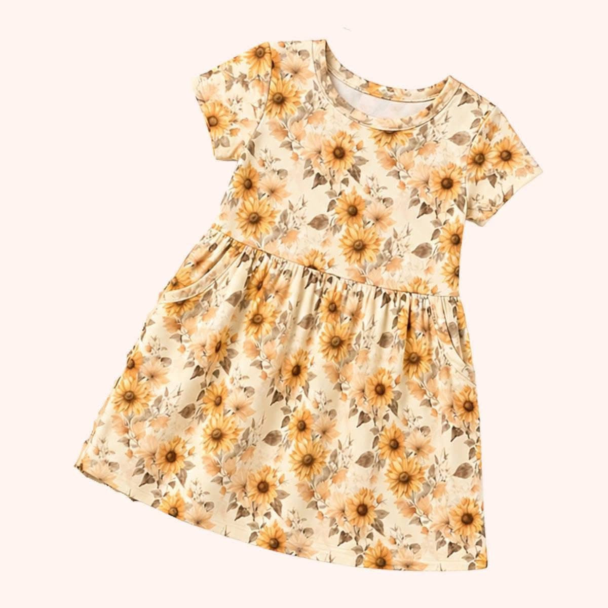 Pre-Order Fields of Sunshine Girls Dress By Pete + Lucy