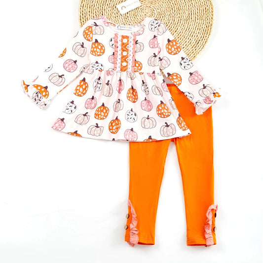 Pumpkin Spice & Everything Nice Pants Set by Okie & Lou