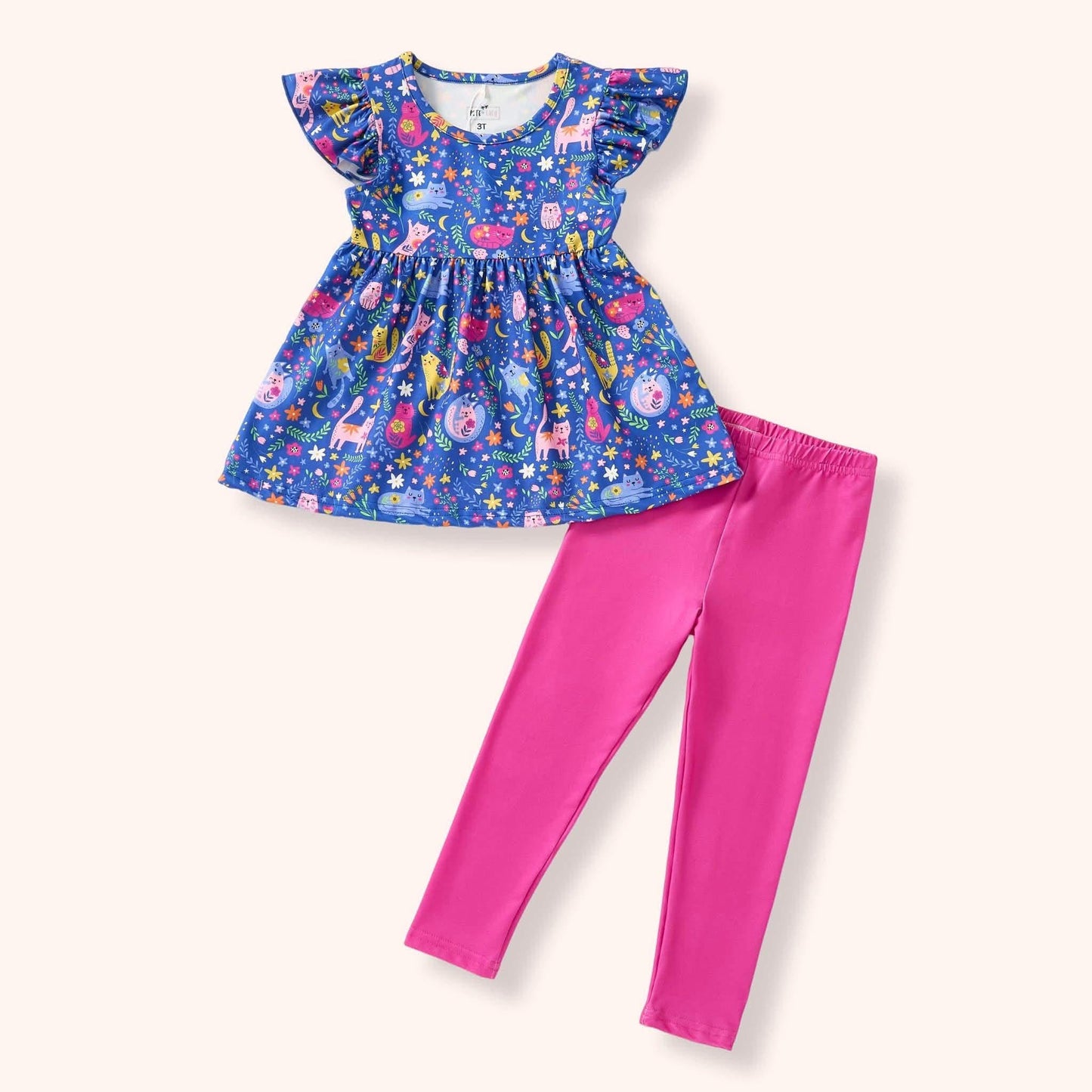 Meow Magic Pants Set By Pete + Lucy