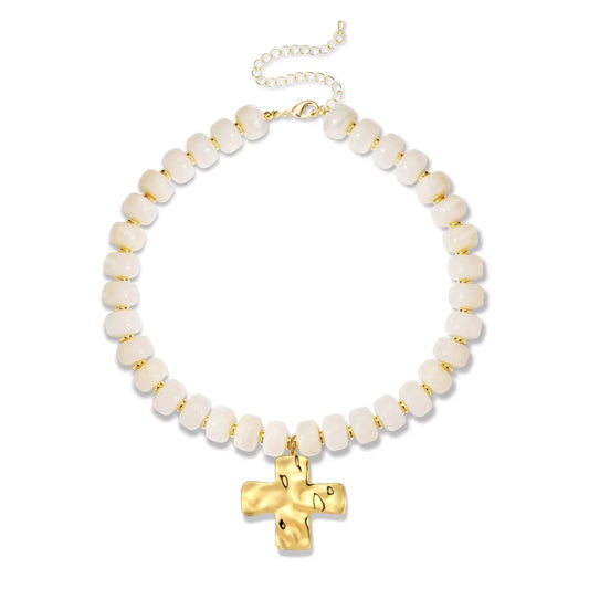 Chunky Cross Necklace