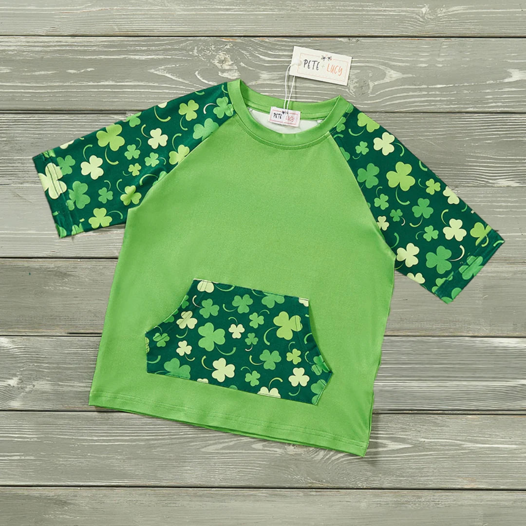 Pre-Order Shamrock Shenanigans Boys Tee by Pete + Lucy