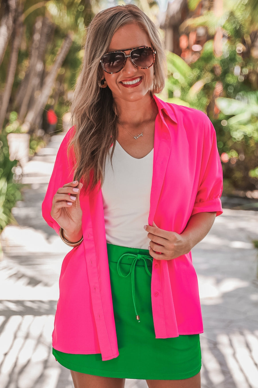 PREORDER- Solid Green Skort