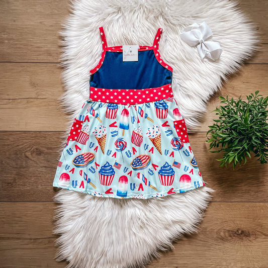 Americana Treats Dress by WellieKate