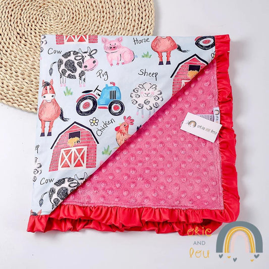 Farm Life Minky Blanket
