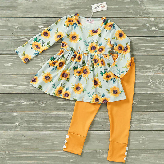Sunny Petals Pants Set by Pete + Lucy