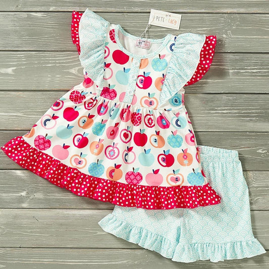 Sweet Apples Short Set by Pete + Lucy