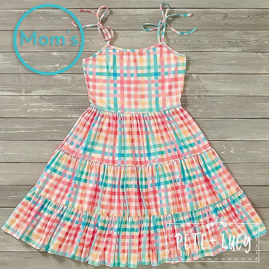 Summer Time Gingham Moms Dress by Pete + Lucy