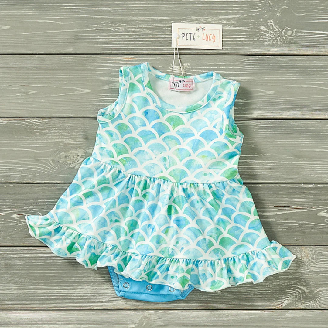 Marvelous Mermaid Infant Romper by Pete + Lucy