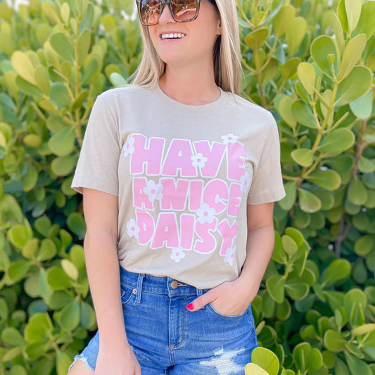 Have a Nice Daisy Signature Graphic Tee