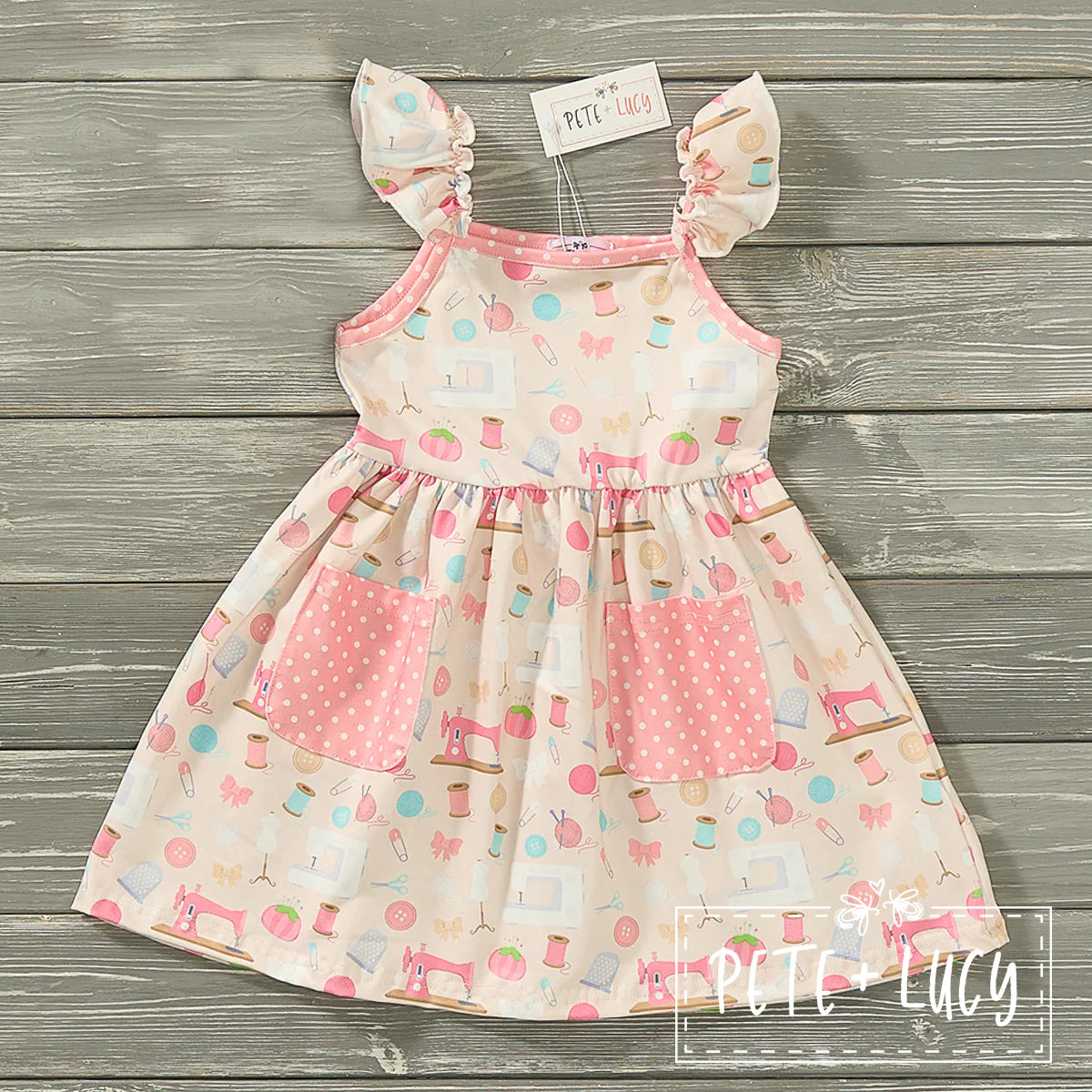 Susie’s Sewing Kit Girls Dress by Pete + Lucy