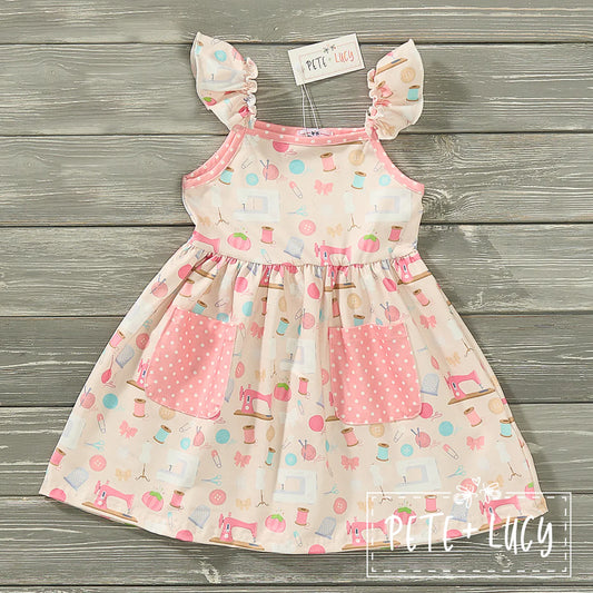 Susie’s Sewing Kit Girls Dress by Pete + Lucy