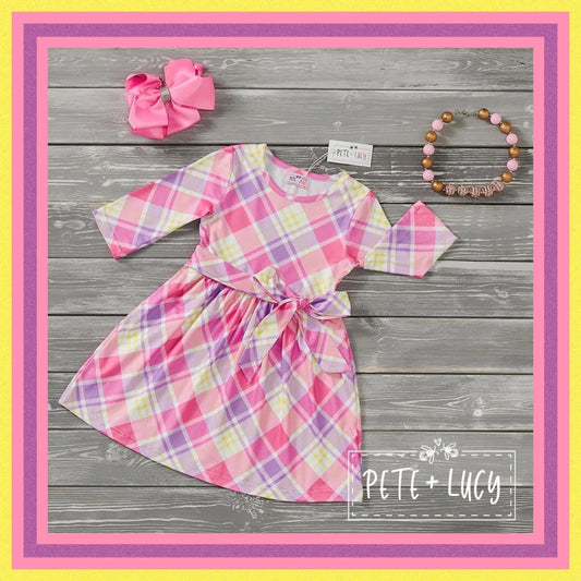 Pretty in Pink Girls Dress by Pete + Lucy