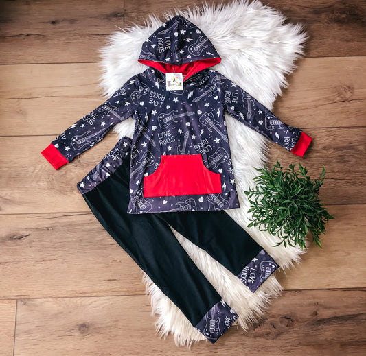 Love Rocks Jogger Set by TwoCan