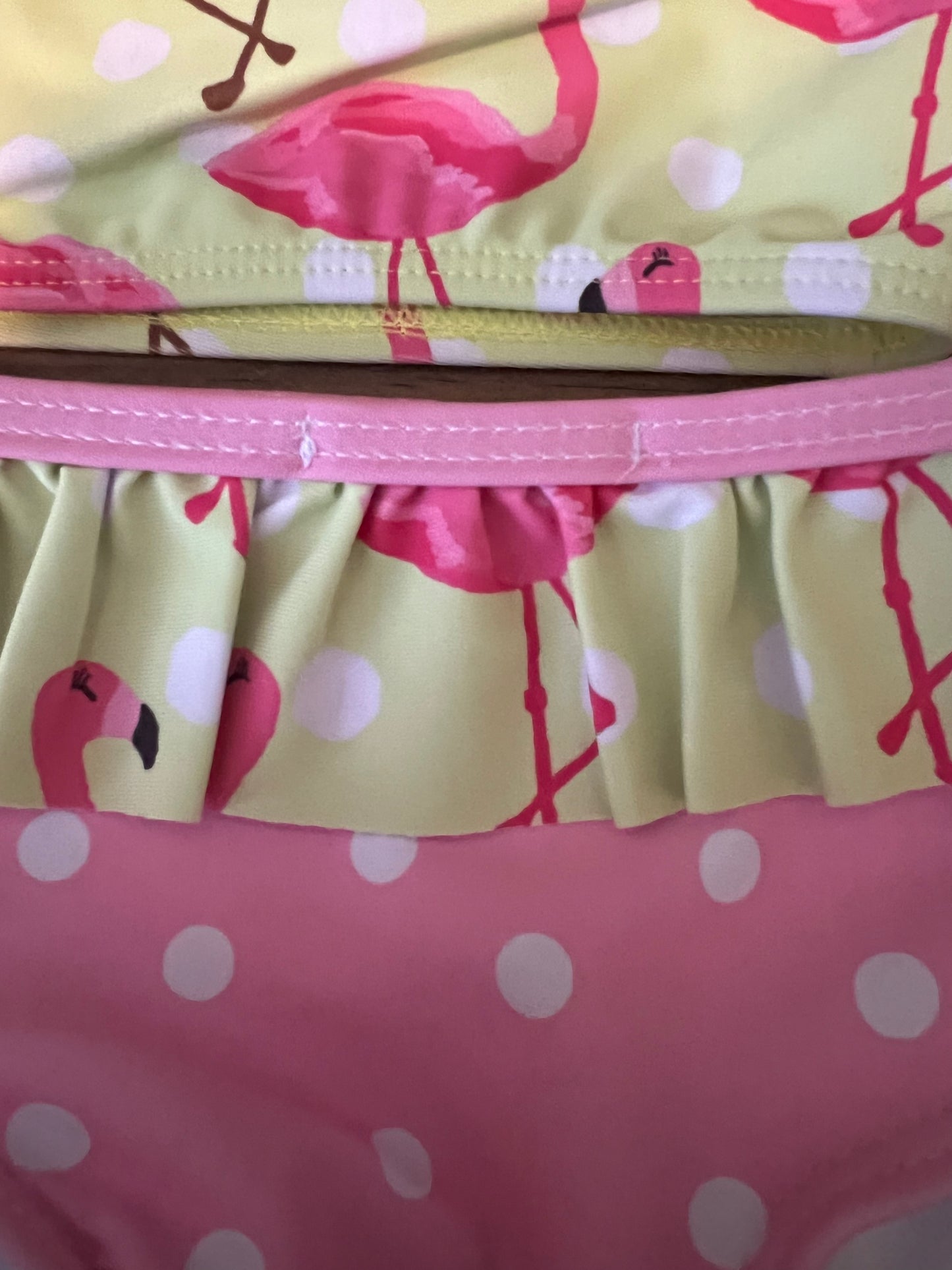 Fancy Flamingo 2-Piece Swim Suit by Pete + Lucy