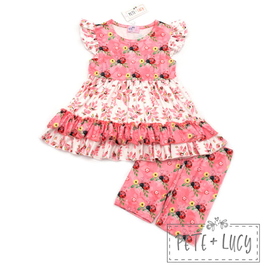 Sweet Ladybugs Short Set by Pete + Lucy