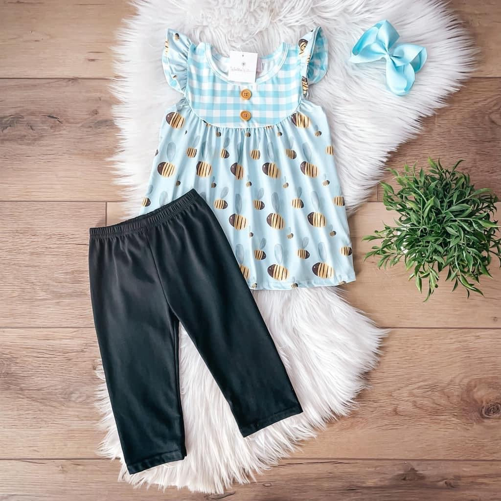 Bee Capri Set by Wellie Kate