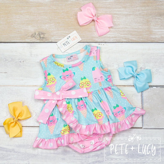 Ice Cream Fun Romper by Pete + Lucy