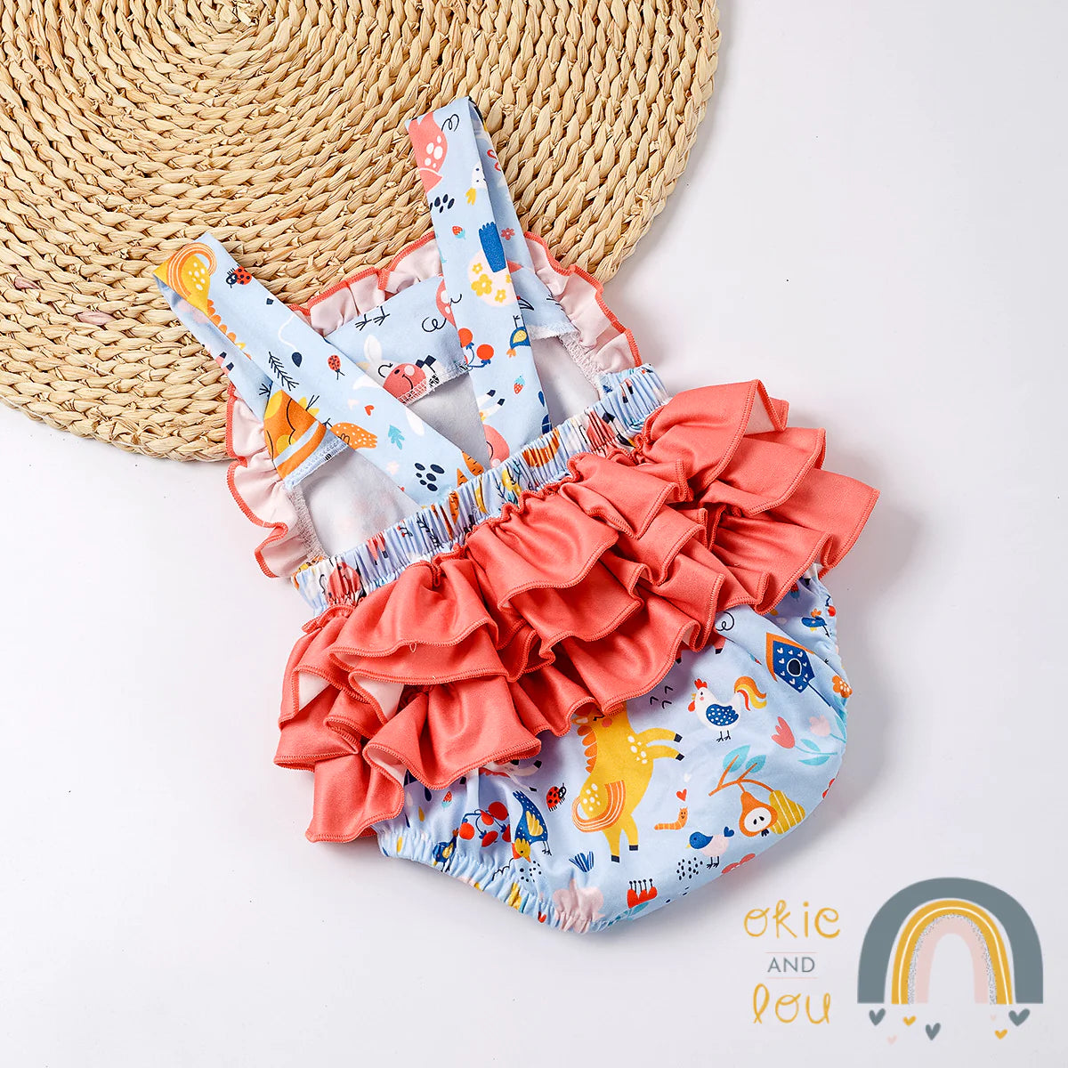 Merry Moo Romper by Okie & Lou