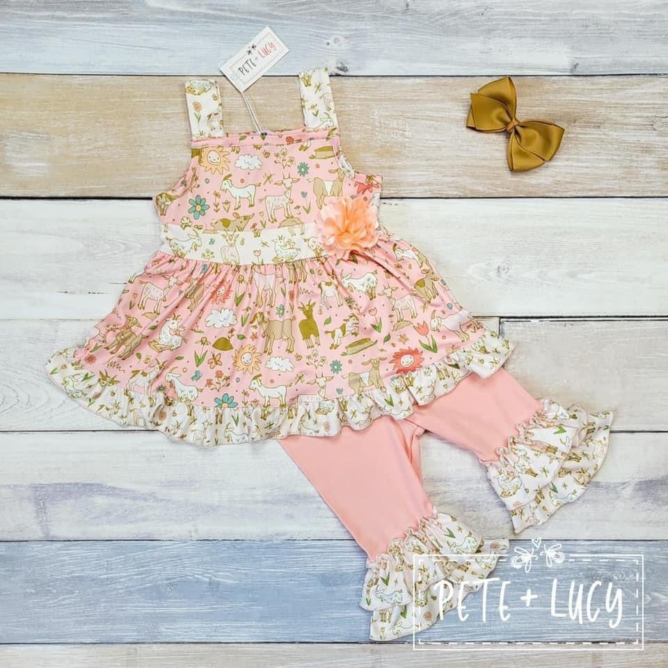 Fun with Goats 2-Piece Set by Pete + Lucy