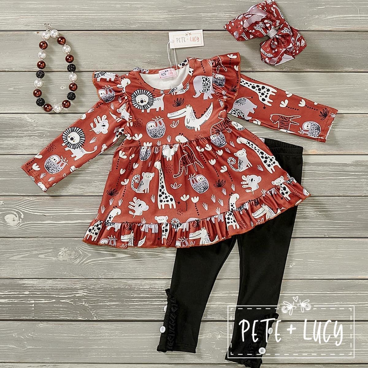 Zoo Fun 2-Piece Set by Pete + Lucy