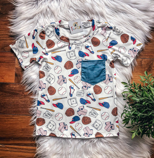 Pre-Order Doodle Dugout Boys Tee by TwoCan