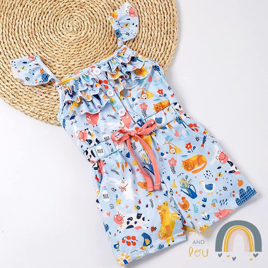 Merry Moo Jumpsuit by Okie & Lou
