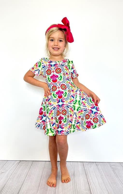 La Fiesta Dress by Clover Cottage