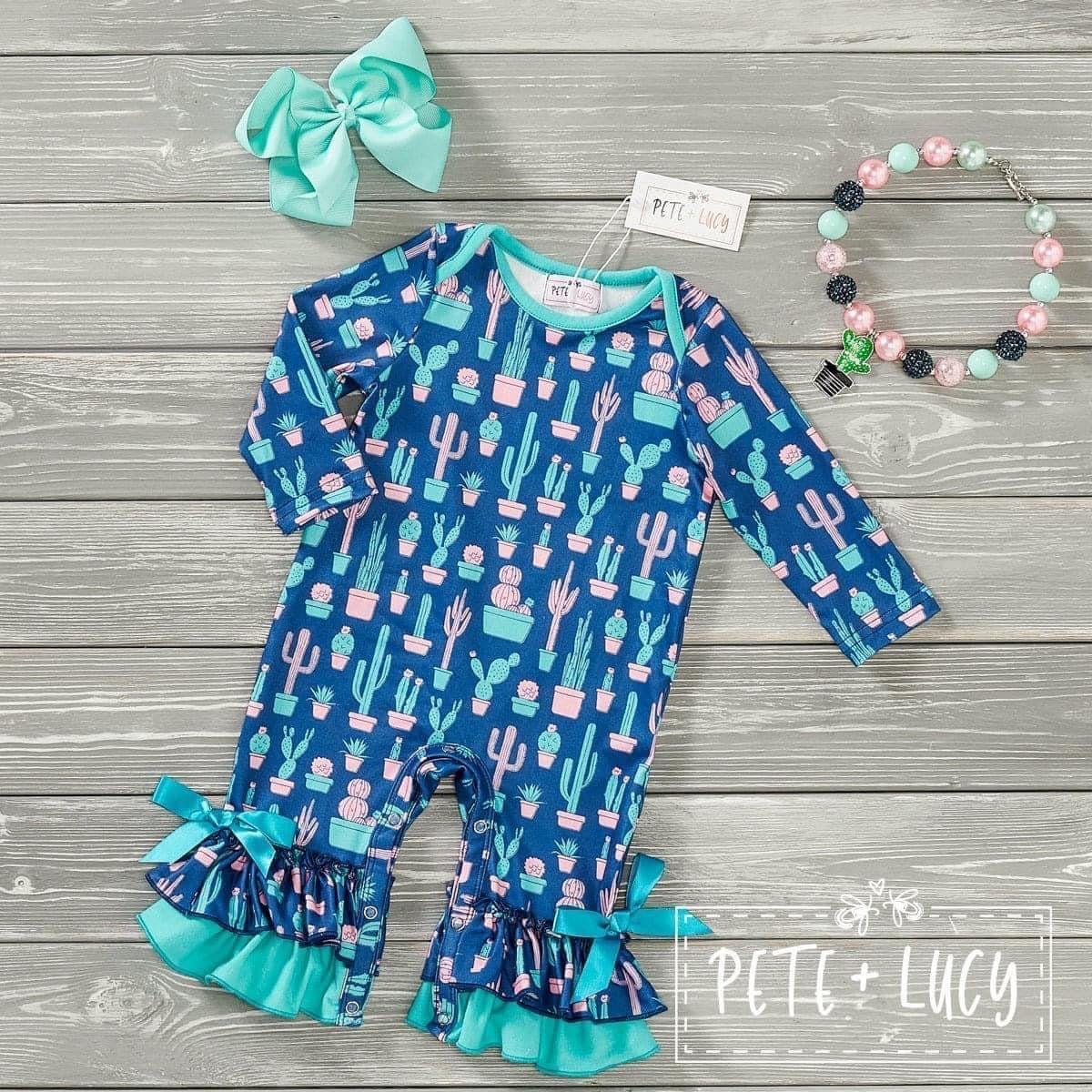 Boho Cactus Romper by Pete + Lucy