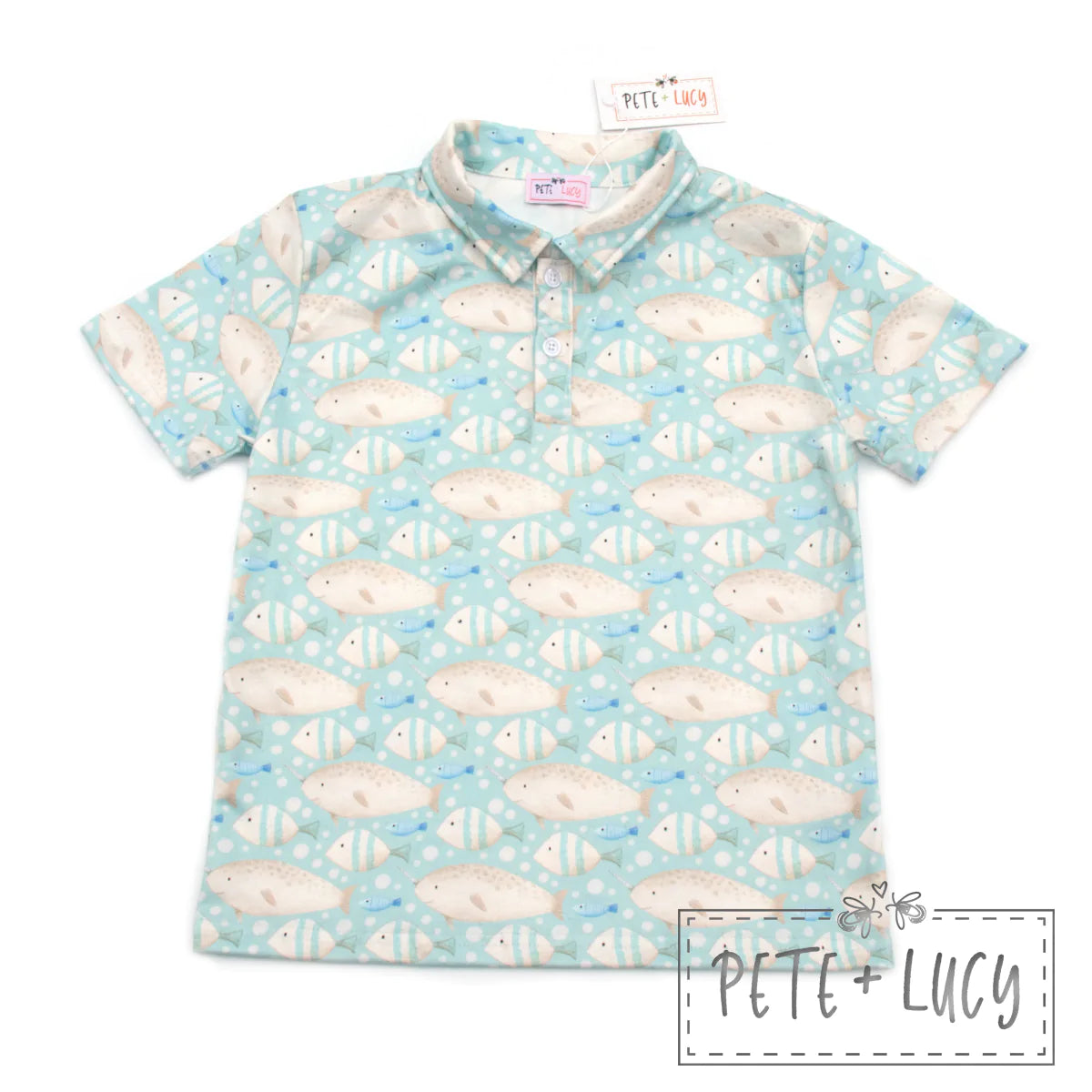 Flippin’ With Fishes- Boys Tee by Pete + Lucy